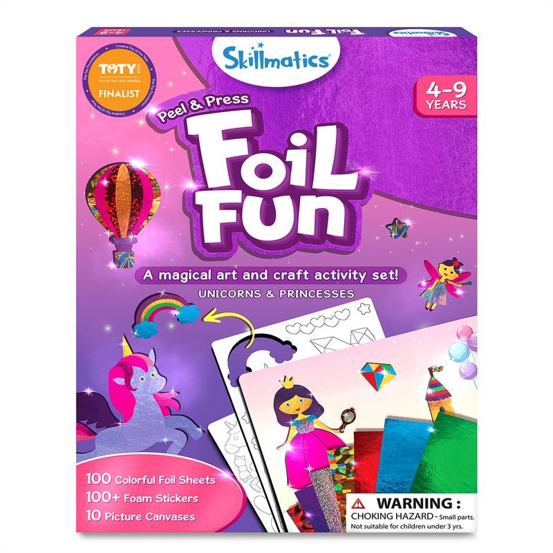 Skillmatics Foil Fun - Art & Craft Activity, Mess Free