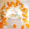 Mocsicka Pumpkin Baby Shower Backdrop Fall Baby Shower Background A