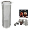 Cold Brew Coffee Filter Stainless Steel Reusable Wide Mouth Mesh