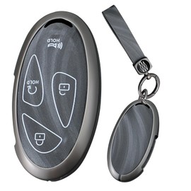 Ysbxitu 5/7 Tatsen Keychain Cover Compatible with Hyundai Ioniq 5 6 SX2 Grandeur GN7 KONA 2024 Creativity Key Shell Smart Key Accessories Remote Control Cover Gift Idea B Grey