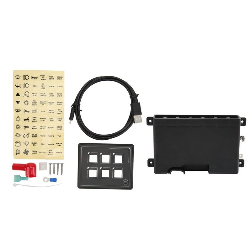 6P Switch Panel Bluetooth APP Control IP66 Waterproof Backlight M4