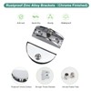 Glass Corner Shower Shelves, Tempered Floating Glass Shelves Wall Mount,