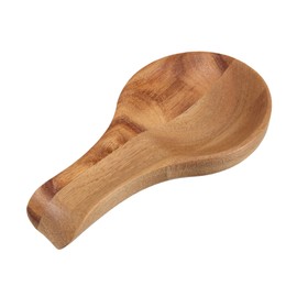 Ciieeo Wood Spoon Rest for Stove Wood Spoon Holder for Kitchen Counter Compact Space Saving Utensil Holder