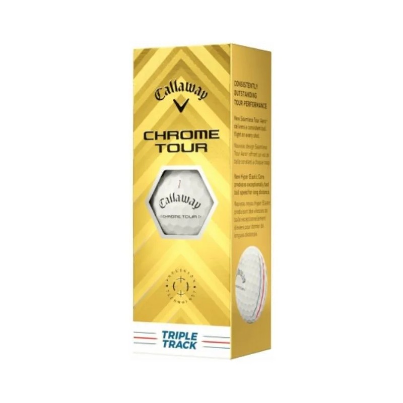 Callaway Pelotas De Golf Cromadas Para Golf (blancas, Triple