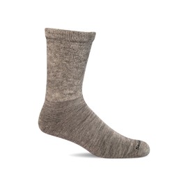 Sockwell Men's Extra Easy Relaxed Fit Sock, Lt. Grey - L/XL