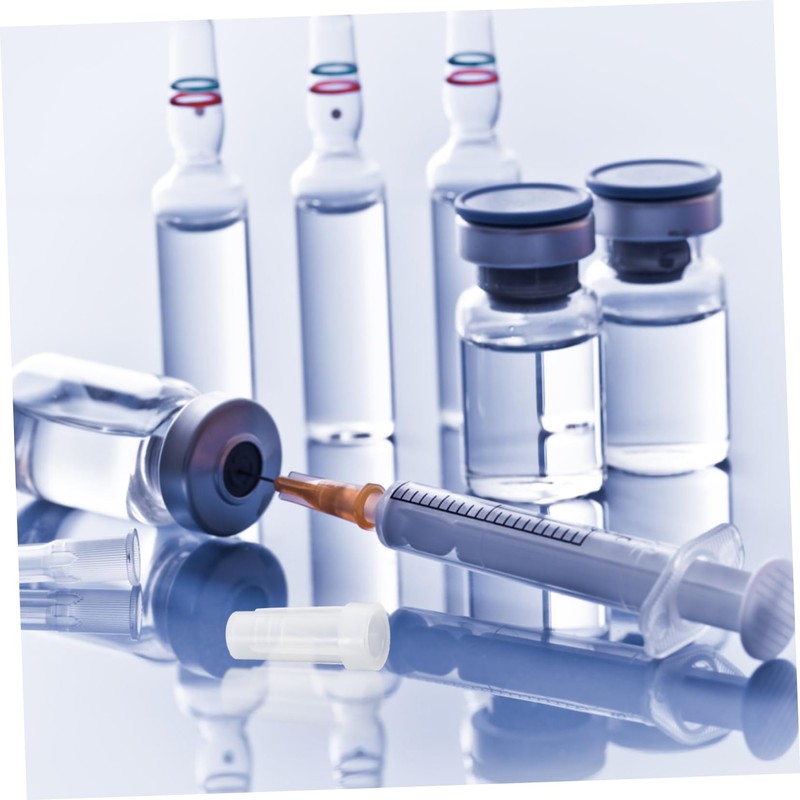 Alipis 200pcs Universal Injector Caps Luer Lock Leakproof Protective Sealing