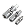 Gasea 3pcs 1/4" 3/8" 1/2" Drive Impact Universal Joint Socket