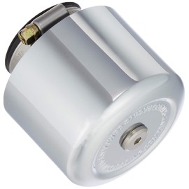 Kitaco 515-0500323 Super Power Filter (φ32/Straight) Universal Chrome Plated