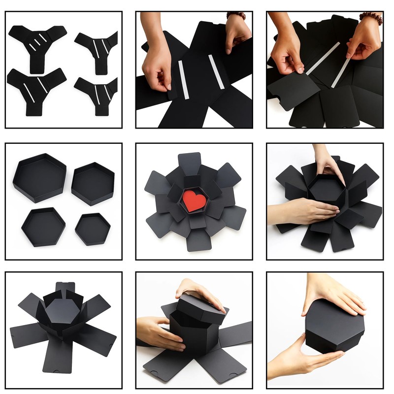Explosion Box Surprise Box Birthday, Mystery Box DIY Gift, Surprise