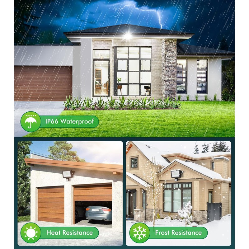 CLY 25 W LED Spotlight with Motion Sensor Outdoor Remote