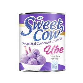 Jans 12 Cans Ube Sweetened Condensed Creamer 13.4 Oz Dairy Based Cream