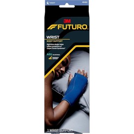 Futuro 왼쪽 또는 오른쪽으로 조절 가능한 퓨처로 손목 지지대는 소재 사용하기 쉬운 슬리브 디자인 원 사이즈가 가장 잘 맞는 카펠 터널 증상 에 도움을 줍니다 48462ENR Adjustable Futuro Wrist Support with Easy-to-Use Sleeve Design, One Size Fits Most, Helps with Carpal Tunnel Symptoms