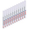 12Pcs White Paint Pen Acrylic Marker Permanent Marking Opaque Ink