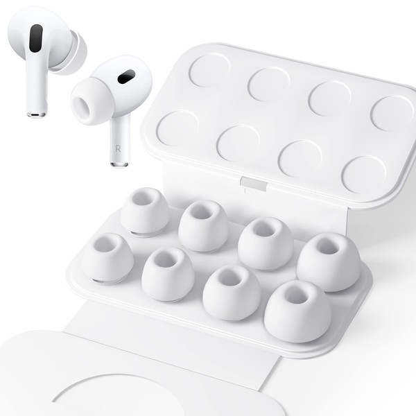 Seltureone 4 Pairs Replacement Ear Tips for Airpods Pro/Airpods Pro