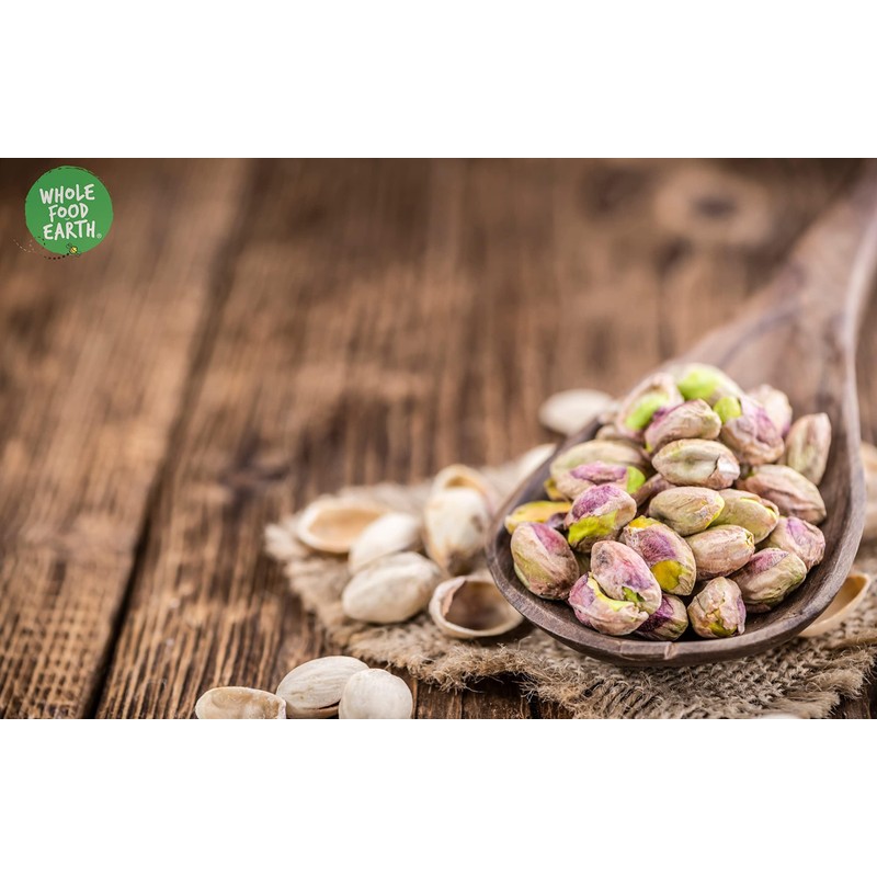 Wholefood Earth Raw Pistachio's Kernels 250 g | GMO Free