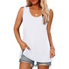 OFEEFAN Womens Tank Tops Casual Summer Sleeveless Shirts Loose Fit