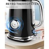 Harriet Electric Kettle, 1.8L Retro Electric Tea Kettle with Thermometer,