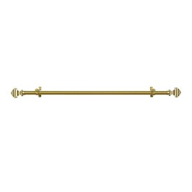 Decorative Window Curtain Rods with Finials, 66 to 120 Inches, 0.75 Diameter - Buono II, Bach Series - Lightweight & Easy to Install, Adjusts Telescopically to Fit Any Window by Achim Home Decor