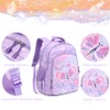 Kimwadalh Butterfly Beaded Backpack for Girls SchoolBag Students Rucksack Bookbag