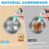 Pwkauka 18/8 (304) Stainless Steel Mortar and Pestle Set,Mortar and