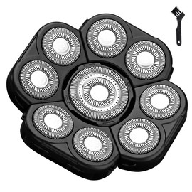 9 Blades Head Shaver Men's Electric Shaver Replacement Heads Universal Replacement Blade Head Electric Razor For Men