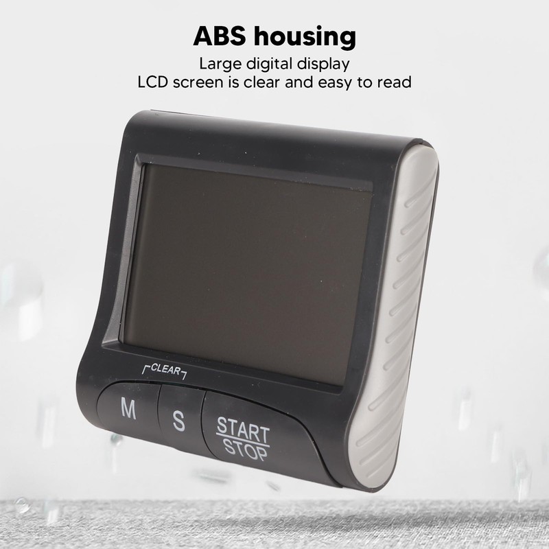 Pack of 2 Digital Timer, Magnetic Timer Clock, Short Timer,