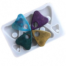 ResinPro 7-Cavity Gothic Ouija Board Silicone Resin Molds, Heart Shaped Jewelry Epoxy Mold for DIY Pendant Charms Making