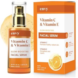 Envy Suero De Vitamina C Con Vitamina E Y Glicerina Piel, Reducción De Manchas Oscuras Y Antienvejecimiento, Suero Hidratante Para La Piel De Vidrio