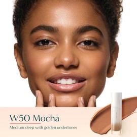 FLORASIS Serum Touch Perfecting Longwear Foundation Matte Finish Face Makeup for Women (W50 Mocha)