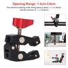 Camera Super Clamp Ball Head Crab Claw Clip Universal Monitor
