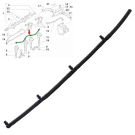 BIAREN Fuel Injector Return Hose Pipe for Vauxhall Opel Astra H Corsa C D Combo C Fiat Doblo Grande Punto 500 1.3 D Cdti Diesel 55245385 5817304 93184177
