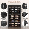 LANTEFUL Shoe Rack with Covers - 10 Tiers Tall Shoe