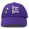 DALIX Save Bees Baseball Cap Dad Hat Embroidered Womens Girls