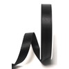 s.dekoda Satin Ribbon 25 m x 15 mm Black Decorative