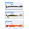 10Pcs 10cm 6g Soft Fishing Lures Loach Soft Bait Soft
