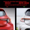 Deliciousticker For Corolla Hatchback 2019-2022 Smoke Tail Light Rear Overlay