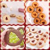 Crethinkaty 9 Pcs Mini Christmas Linzer Cookie Cutters Set, Christmas