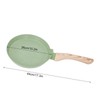 Frying Pan Wood Handle Aluminum Alloy Cooking Skillet Fast Heating