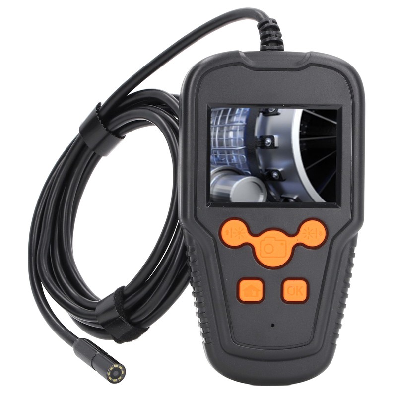 Industrial Endoscope 2.4in IPS Screen Pipeline Inspection Camera Handheld Borescope