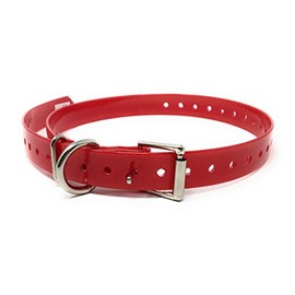Replacement Strap for SportDOG Collars - 3/4" Wide Ultra-Durable Dog E-Collar Replacement for Training, Bark, Shock, Electric, and GPS Collars - 28" Adjustable Length SportDOG (Red-FBA)