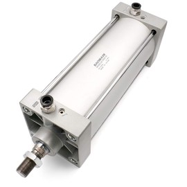 Baomain Pneumatic Air Cylinder SC 100 x 175 Pneumatic Air Cylinder,PT 1/2,Bore 3.94 inch(100 mm),Stroke 6.89 inch(175mm),Screwed Piston Rod Dual Action 1 Mpa,for Manufacturing