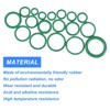DIANN 270pcs O Ring Kit Rubber 18 Sizes O-Ring Car
