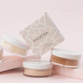 Noble Gifts - No Filter Setting Powder, Lightweight Loose Makeup Setting Powder, Long Lasting Beauty Flash Photography (104 - Medium Deep)