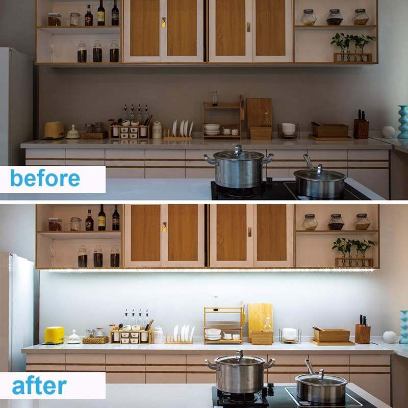 WOBANE Under Counter Light, Dimmable LED Under Cabinet Lighting, 6