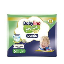 Babylino Pants Cotton Soft Unisex No6 Extra Large 13-18kg 31 (Code 89027)