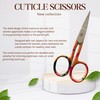 Nail Scissors, Professional Cuticle Scissors, Extra Strong Curved Manicure Scissors,