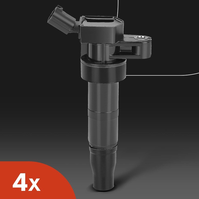 A-Premium Set of 4 Ignition Coil Pack and Iridium Spark