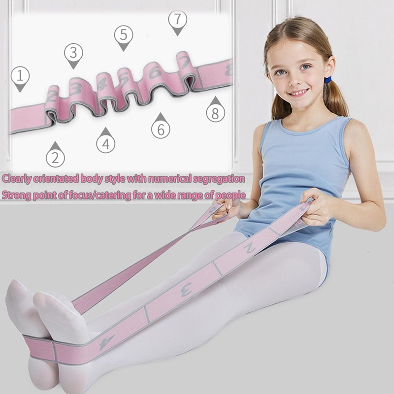 Stretch Band with Multi Loops, Yoga Exercise Trainer, Resistance Bands