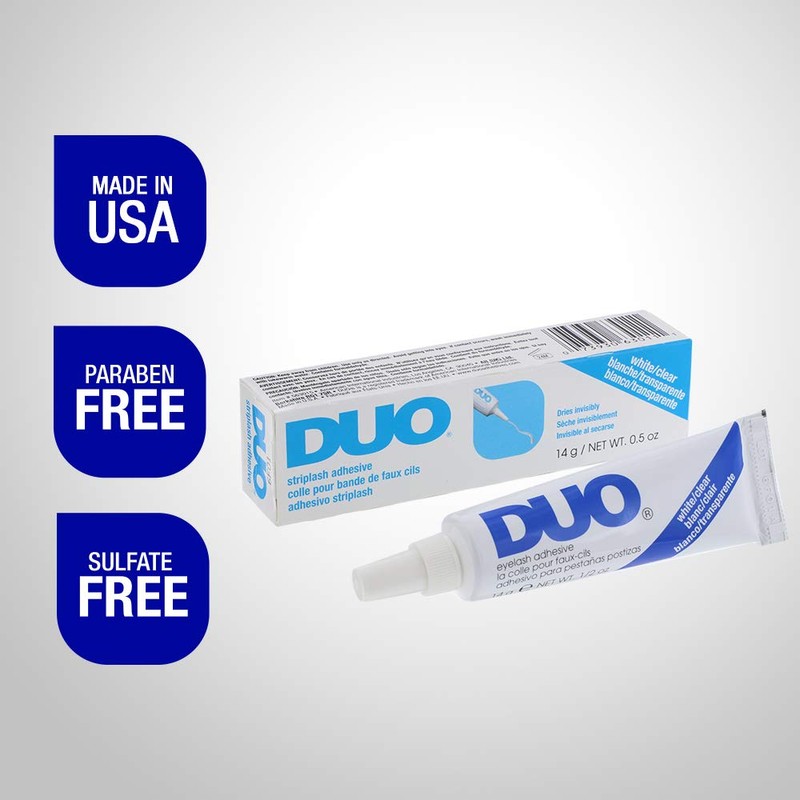 DUO Strip Eyelash Adhesive Clear, for Fake Strip Lash, 0.5