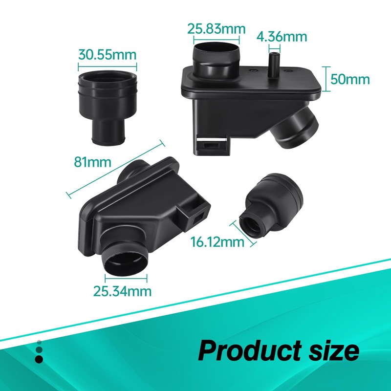 Intake Tube and Breather Joint Compatible with Honda Element Accord